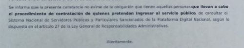 SESEA supera las 2,765 constancias de no inhabilitación expedidas y fortalece el acceso a este servicio para la ciudadanía